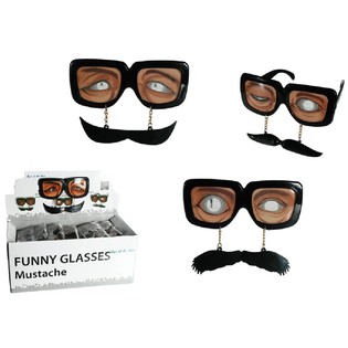 KACAMATA LUCU DENGAN KUMIS DALAM DISPLAY (36 pcs)