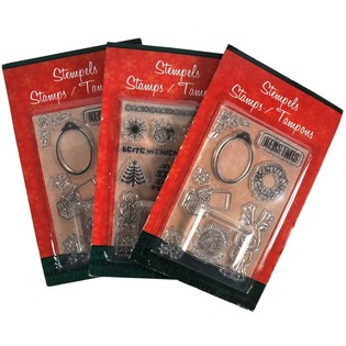STEMPEL NATAL TRANSPARAN YANG DAPAT DIGANTI (12 pcs)