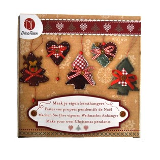 Set 5 Pcs DIY Membuat Hiasan Gantung Natal - Model 1 (6 pcs)
