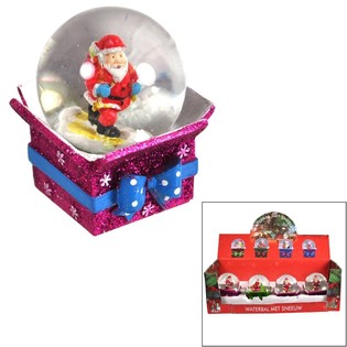 BOLA SALJU NATAL DALAM DISPLAY (8 pcs)