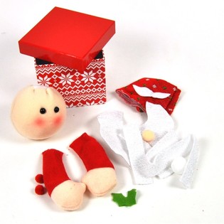 MEMBUAT KOTAK NATAL SENDIRI - MODEL: SINTERKLAS