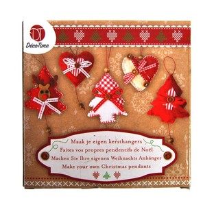 Set 5 Bagian Membuat Hiasan Natal Sendiri - Model 2 (6 pcs)