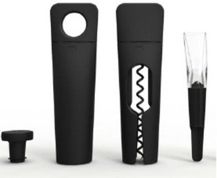 MENU BLADE - SET ANGGUR PEMBUKA BOTOL TWIST + POMPA VAKUM + DEKANTIR (1 set)