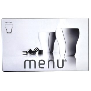 MENU - MUG TERMAL BLACK CONTOUR SEDANG 320 ML, SET ISI 2