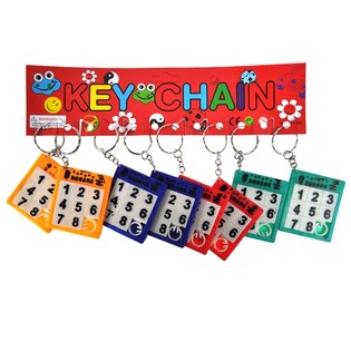 Gantungan Kunci Puzzle Geser (12 pcs)