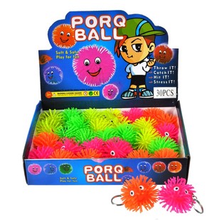 Gantungan Kunci Bola Puffer Menyala (29 pcs)