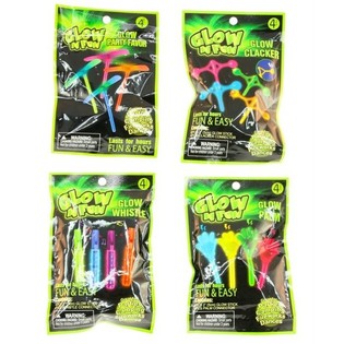 4 MAINAN GLOW 'N ' FUN DALAM KANTONG (24 pcs)