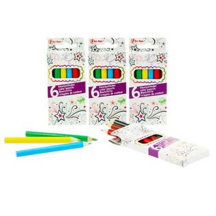 6 Pensil Warna Kecil (48 pcs)