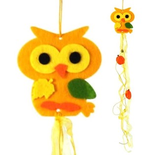 GANTUNGAN DEKORASI - MODEL: BURUNG HANTU (24 pcs)