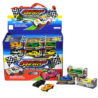 Mobil Mainan Die-Cast dalam Display (60 pcs)