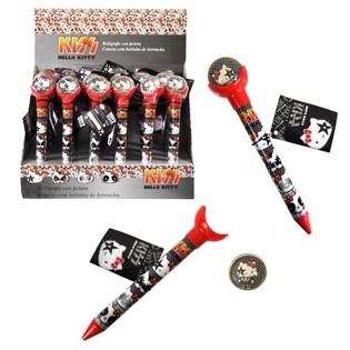 HELLO KITTY - PULPEN 2 IN 1 & BOLA BEKEL - MERAH (24 pcs)