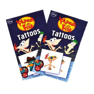 TATO DISNEY 2 BAGIAN - MODEL: PHINEAS DAN FERB (50 pcs)