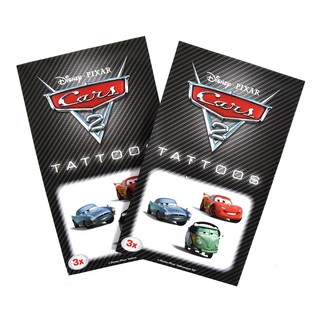 Set 3 Tato Sementara Anak Disney Cars 2 (50 pcs)