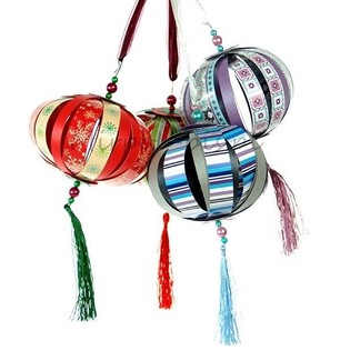 Paket Kerajinan Tangan Bola Gantung Natal Besar (12 pcs)