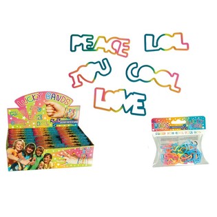 ***HARGA MURAH*** Gelang Anak LUCKY BANDS - Model: KATA-KATA (24 pcs)
