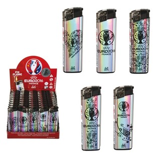Korek Api Elektrik UEFA EURO 2016 dalam Display - 50 pcs (Stok Terbatas)