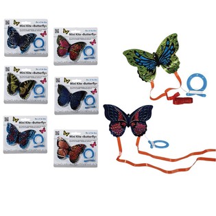 Layangan Kupu-Kupu Mini dengan Kartu (10 pcs)