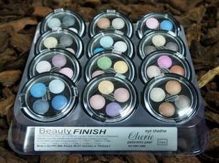 CHERIE PANORAMIC PEARL EYESHADOW CAMPURAN WARNA (12 pcs)