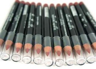 Pensil Bibir/Eyeliner Merah/Cokelat (12 pcs)