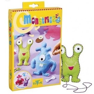 MONSTRIES 2 - MEMBUAT BONEKA MONSTER FLANEL DUA SISI (6 pcs)