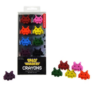 8 PCS KRAYON SPACE INVADERS DALAM KOTAK (Isi 12)