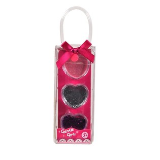 Set 12 Pcs Bubuk Glitter Bentuk Hati (3 bagian per set)