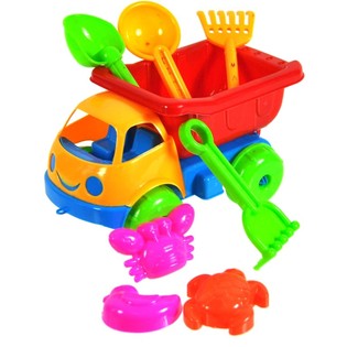 Mainan Set Pantai Truk Dump 17 cm (10 pcs)