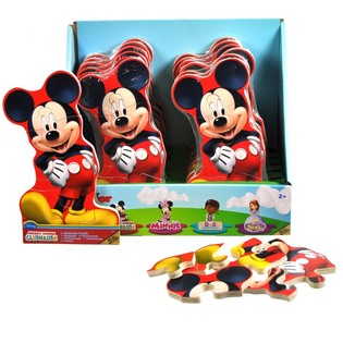 Puzzle kayu Disney Mickey Mouse Clubhouse dalam display (12 pcs)