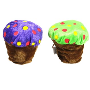 Cupcake boneka berwarna 10 cm (24 pcs)