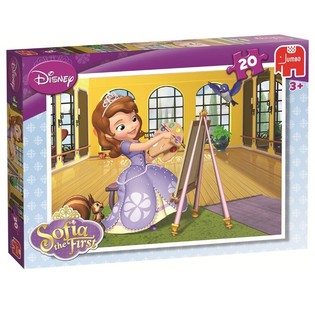 Jumbo Disney Puzzle Sofia the First Sedang Melukis 20 Keping (6 pcs)