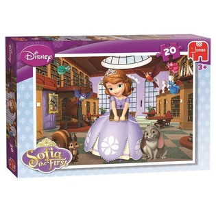 PUZZLE JUMBO DISNEY SOFIA THE FIRST DI PERPUSTAKAAN 20 KEPING (5pcs)