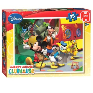 Puzzle Jumbo Disney Mickey Mouse Clubhouse Sedang Pergi 35 Keping (3 pcs)