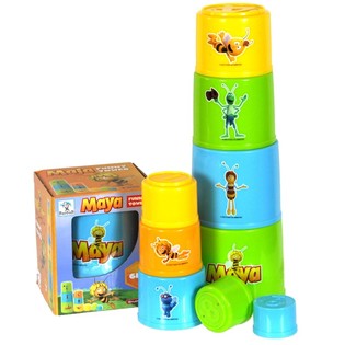MAYA THE BEE FUNNY TOWER MENARA BALOK (6 pcs)