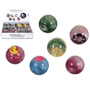 BOLA BEKEL MENYALA DALAM DISPLAY 5 CM (12 pcs)