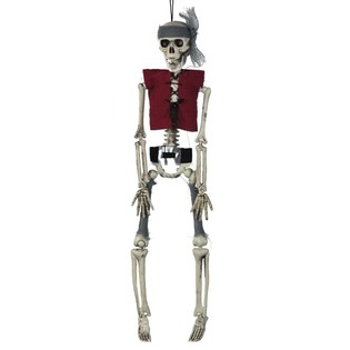 Gantungan Tengkorak Bajak Laut 40 cm (6 pcs) - Grosir Dekorasi Halloween
