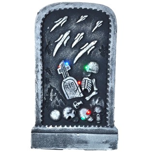 BATU NISAN DEKORASI DENGAN LAMPU (6 pcs)