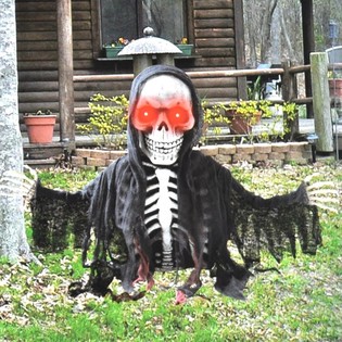 REAPER GROUNDBREAKER TENGKORAK DENGAN LAMPU 50 CM