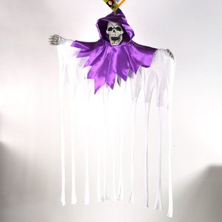 HANTU GANTUNG - UNGU/PUTIH (6 pcs)