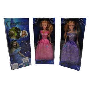 Boneka Dongeng Cinderella, Warna Campur (3 pcs)