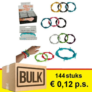 ***PENAWARAN GROSIR*** GELANG KAWAT BERDURI DALAM DISPLAY (144 pcs)