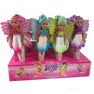 Boneka dengan Sayap dalam Display (12 pcs) - Grosir Mainan B2B