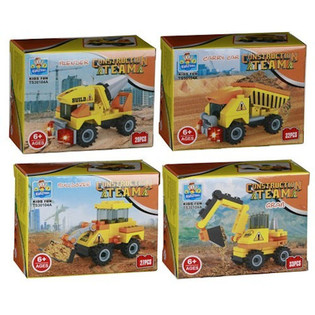 BRICKS BALOK SUSUN - Seri Kendaraan Konstruksi (24 pcs)