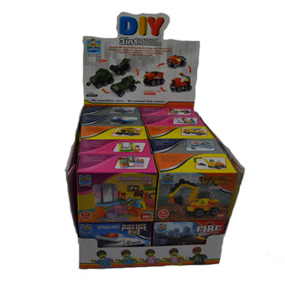 BALOK SUSUN BRICKS - SERI CAMPURAN DALAM DISPLAY (20 pcs)