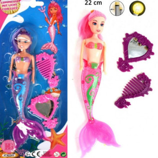 Boneka Putri Duyung dengan Lampu (24 pcs)