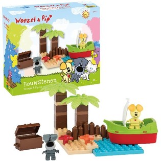 WOEZEL DAN PIP PULAU HARTA KARUN - SET BALOK SUSUN (1 pc)