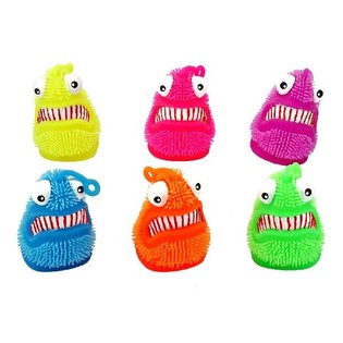 MONSTER PUFFER MENYALA BESAR DENGAN LAMPU &Oslash;9,5CM (12 pcs)