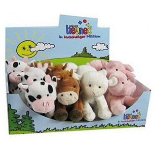 BONEKA HEWAN TERNAK MEWAH, 4 MACAM DALAM DISPLAY (12 pcs)