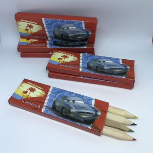 Pensil Warna Disney Cars - Isi 4 pcs dalam Kotak (48 set)