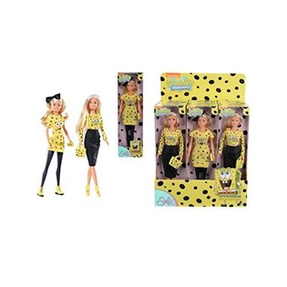 Boneka Simba Steffi Love dengan Pakaian SpongeBob (Isi 12 pcs)