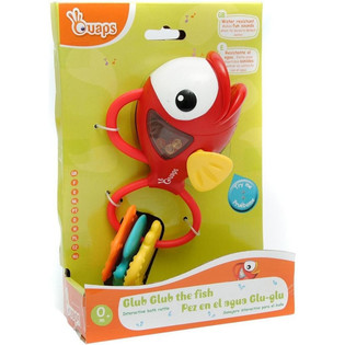 QUAPS - MAINAN GIGITAN BAYI (TEETHER) BENTUK IKAN DENGAN EFEK SUARA (2 pcs)